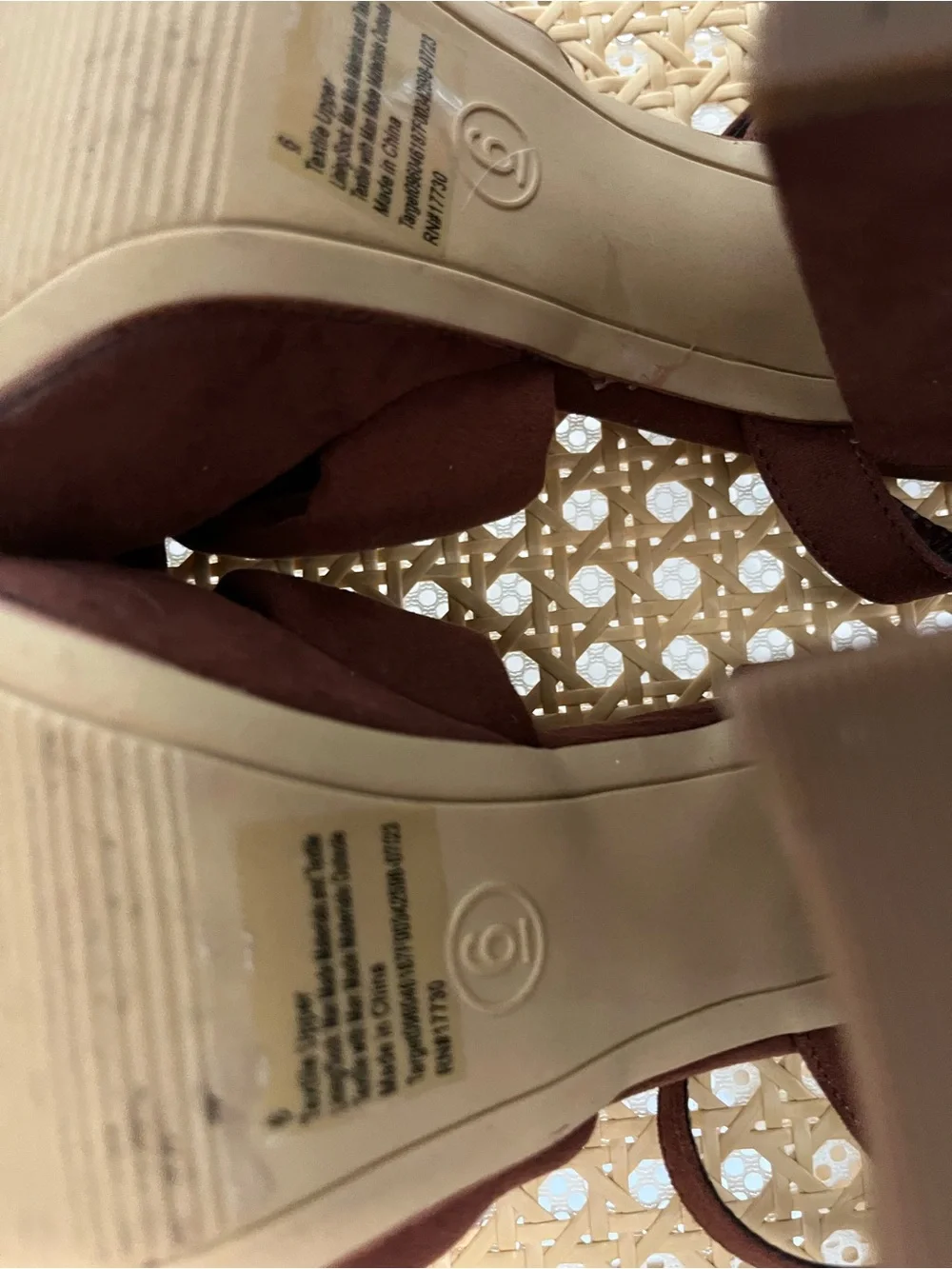 a new day Brown Suede Platform Heels
